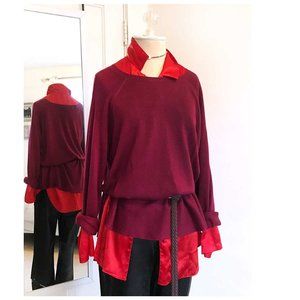 [ CUPIO ] Pull Over Raglan Sweater